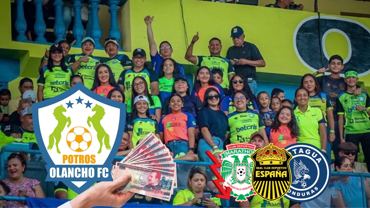 Olancho FC fulmina a Motagua, Marathón y Real España en asistencia de aficionados