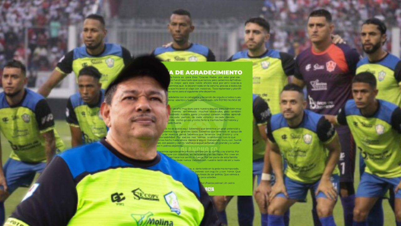 Presidente del Olancho FC dedica sentida carta a la afición de Los Potros tras caer en la final