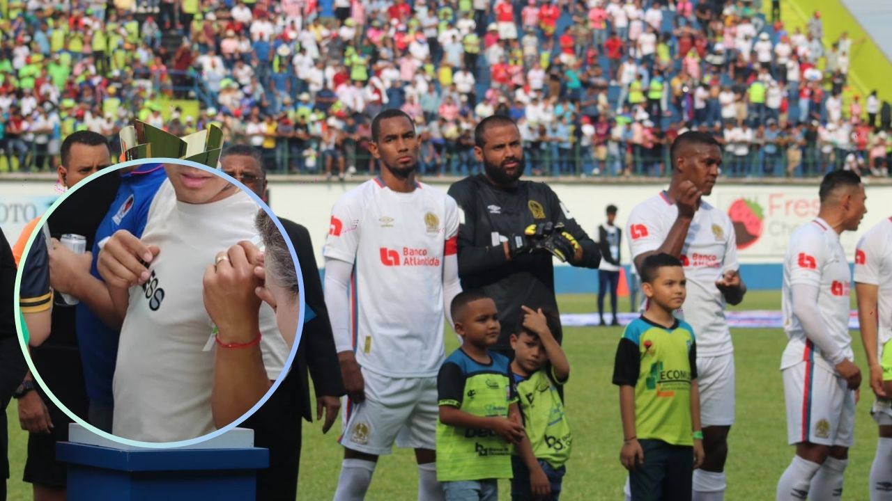 Posible ‘fichaje’ del Olimpia aparece en la final de ida en Juticalpa