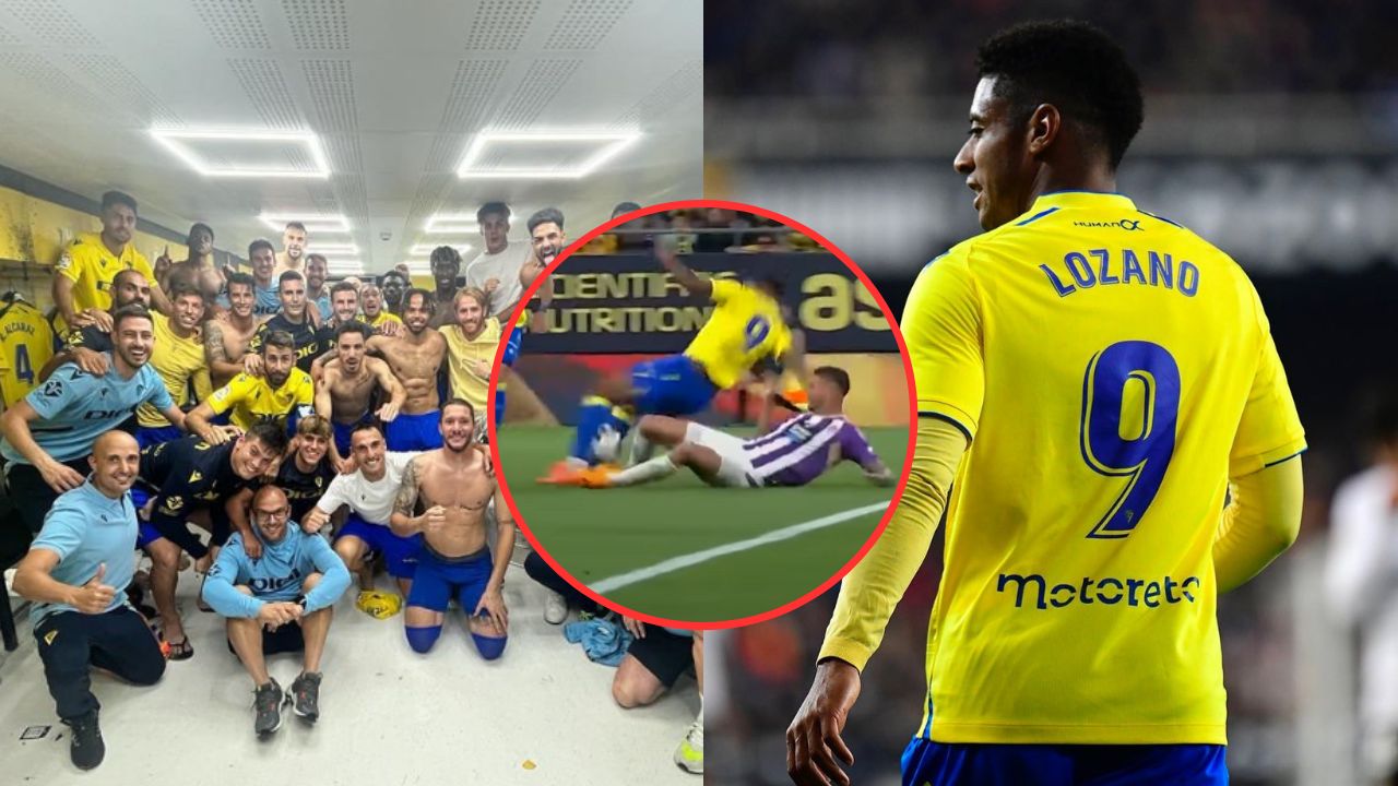 Así fue el penal que provocó el Choco Lozano para el triunfo de Cádiz en España