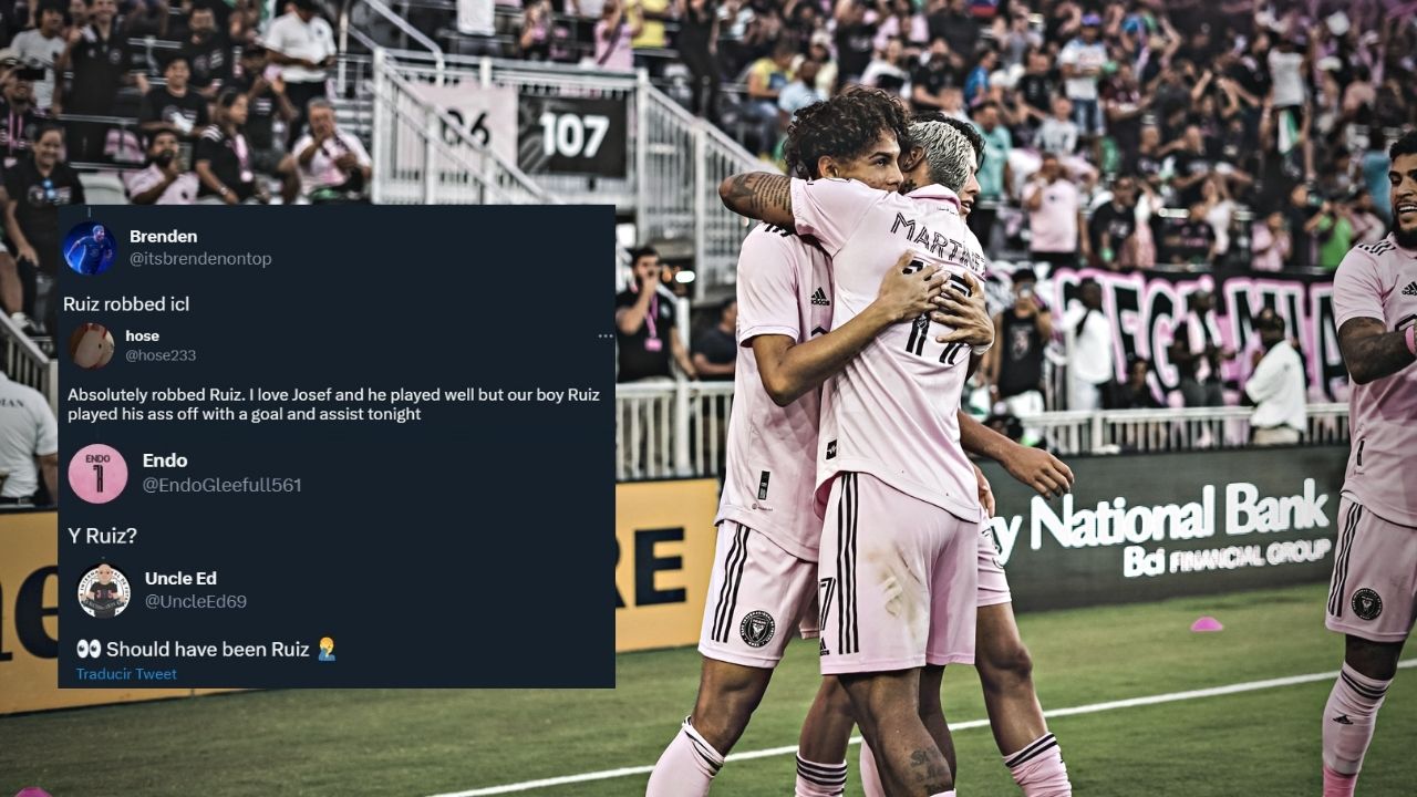Le roban premio al hondureño David Ruiz con el Inter de Miami y su afición estalla