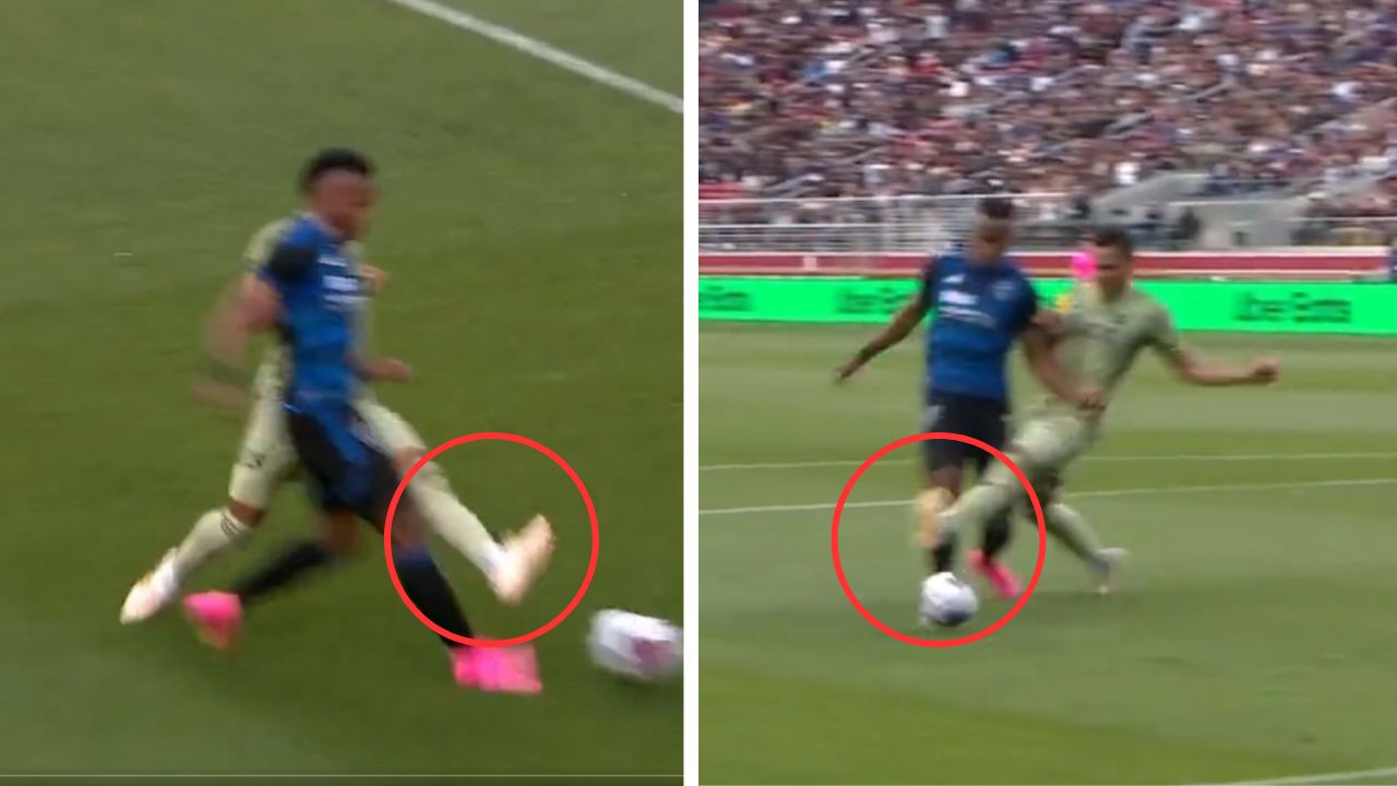 Denil Maldonado comete el penal que significó la caída del LAFC en la MLS
