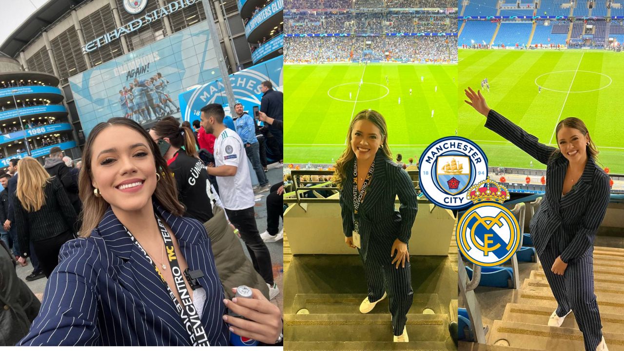 Champions League y el sueño cumplido de Erika Williams tras cubrir la semifinal entre Manchester City y Real Madrid