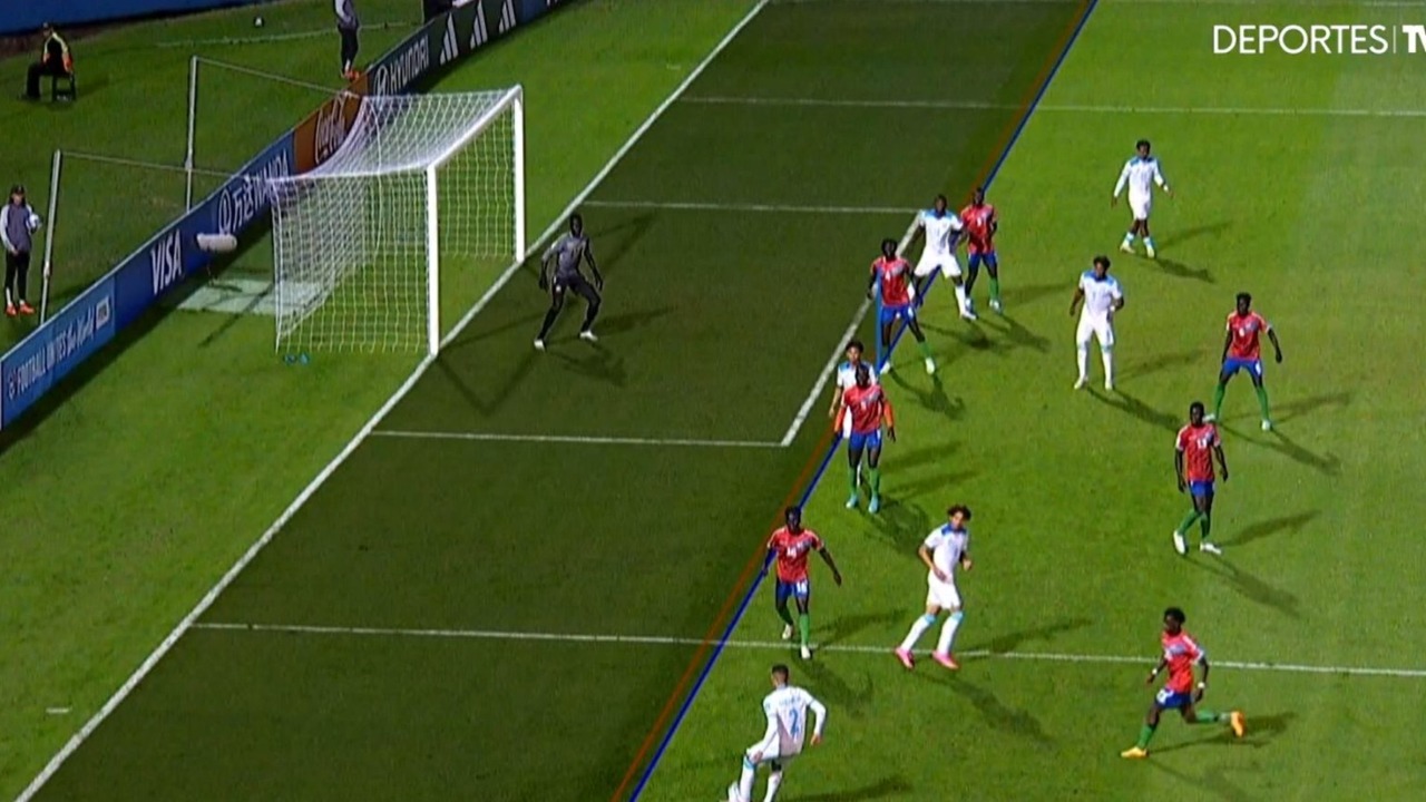 Así fue el polémico gol anulado a Honduras vs. Gambia en el Mundial Sub-20