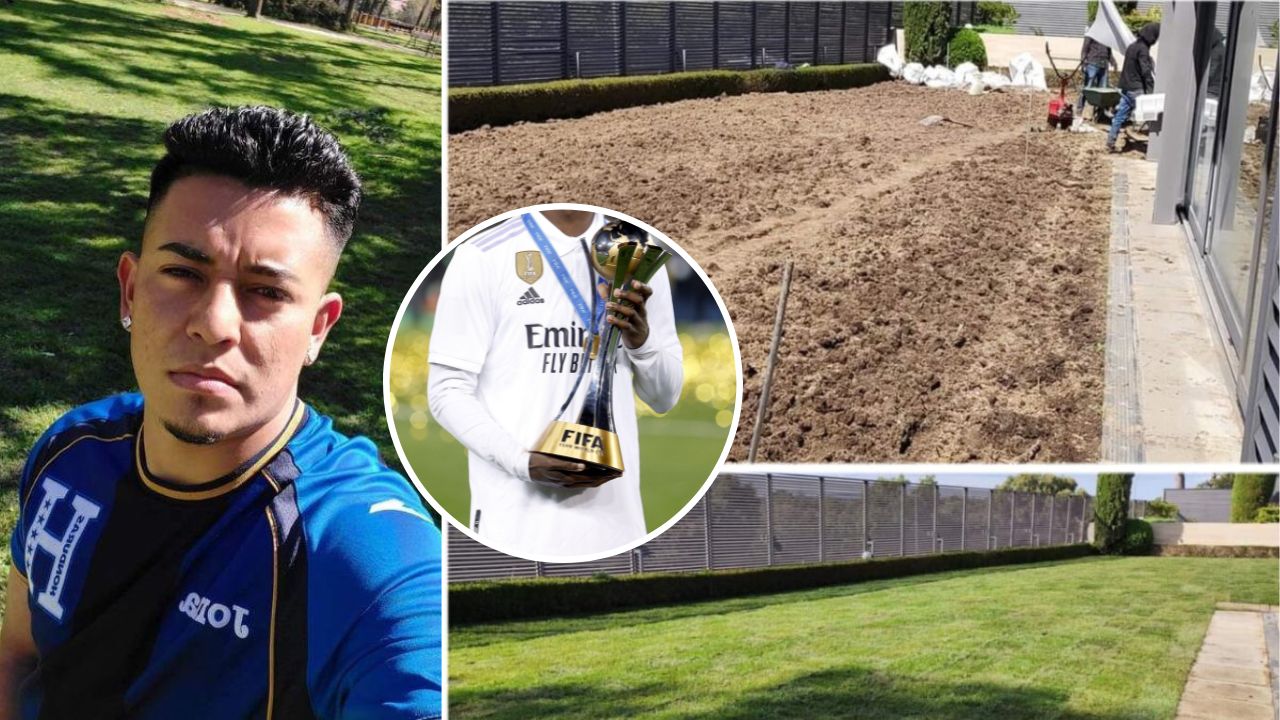 Joven hondureño conoce y realiza singular trabajo para figura del Real Madrid