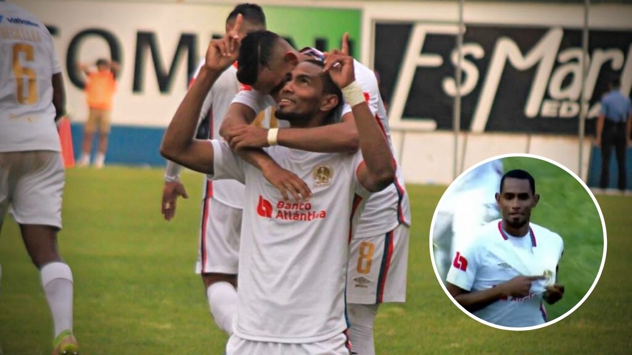 Jerry Bengtson revela el porqué mostró el escudo tras su gol ante Olancho FC en la final