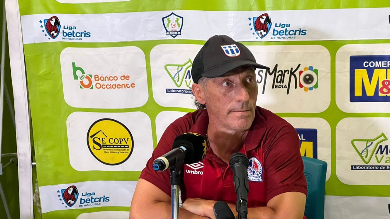 La queja de Pedro Troglio luego del empate del Olancho FC en la final de ida