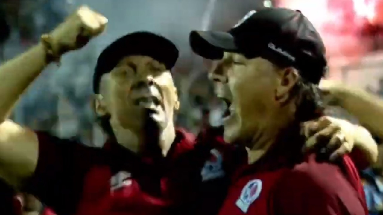 La efusiva reacción de Pedro Troglio luego de coronarse campeón del Clausura 2023