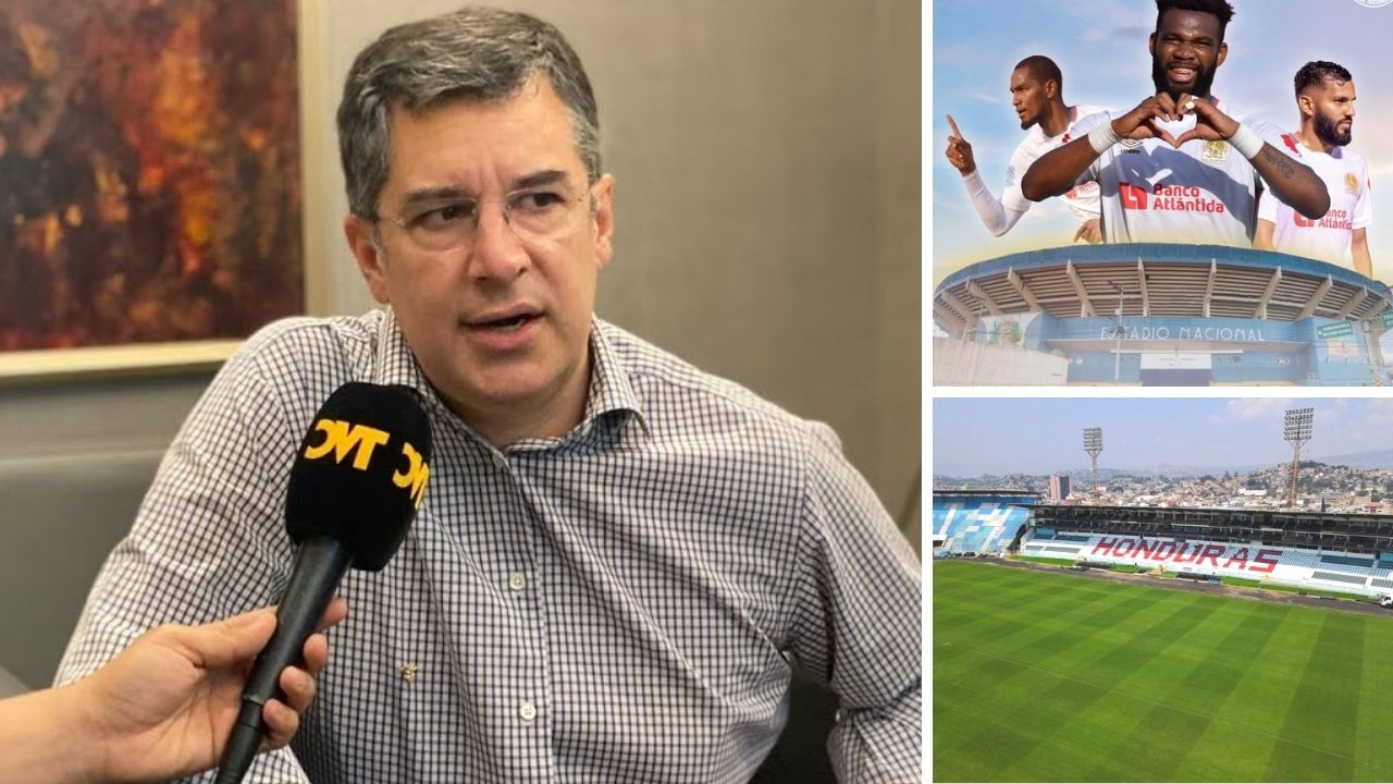 Rafael Villeda y su reacción por el regreso del Olimpia al estadio Nacional Chelato Uclés