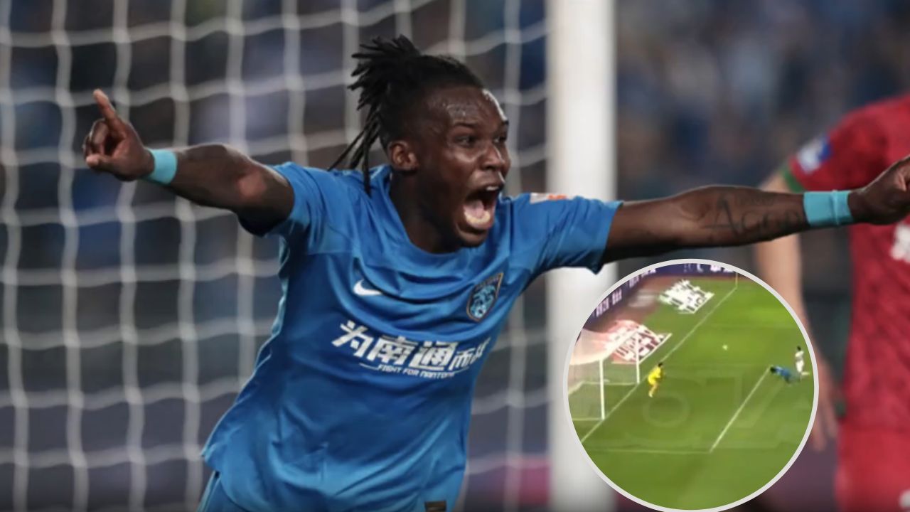 Rubilio Castillo marca su tercer gol con el Nantong Zhiyun y no quiere perderse la Copa Oro