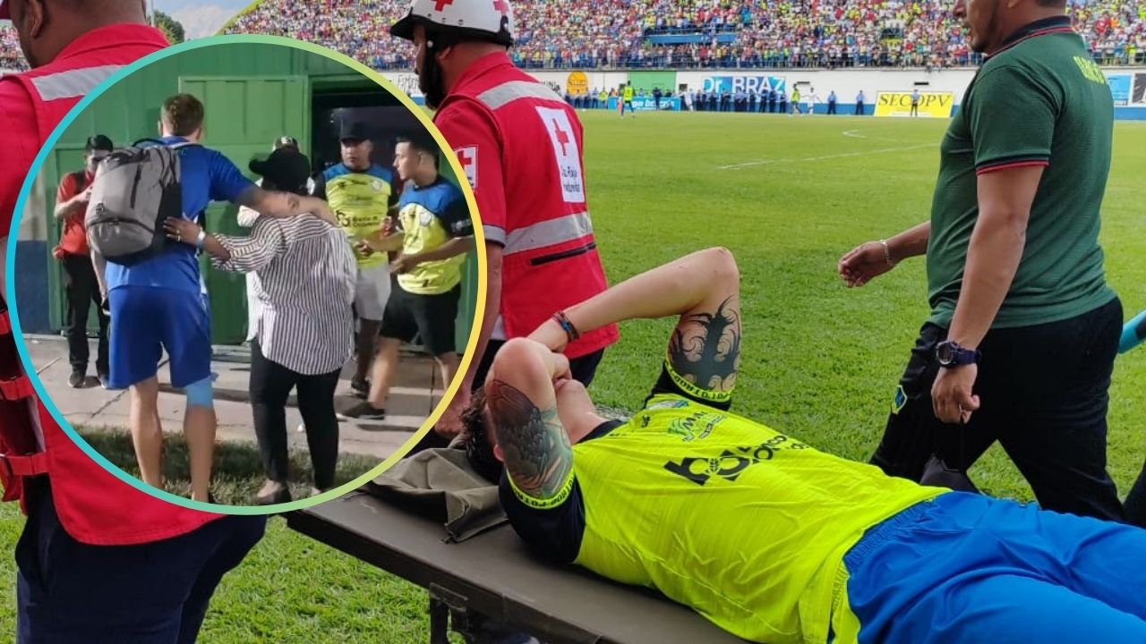 Muestran cómo quedó Santiago Molina tras su lesión frente al Olimpia