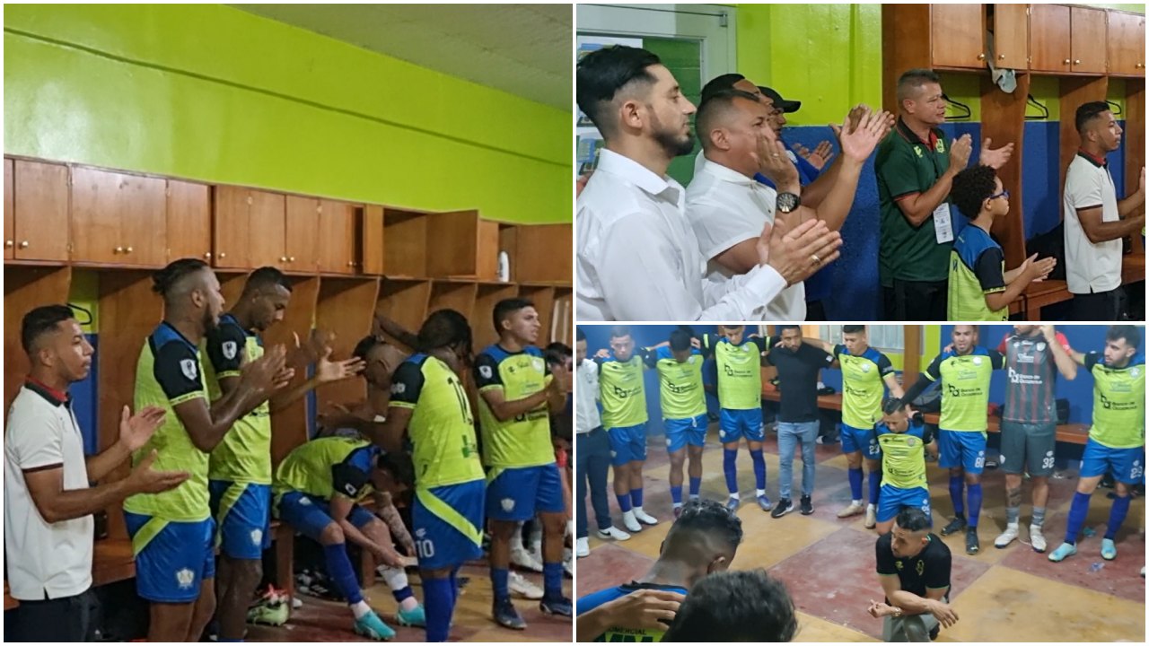 El inédito vídeo en el camerino del Olancho FC: alabaron a Dios antes de clasificar a la gran final