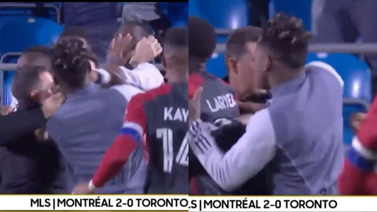 Romell Quioto se fue a los puñetazos al final del partido del CF Montreal vs Toronto