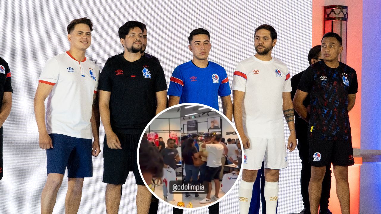 Nuevas camisas del Olimpia desataron locura en aficionados de Tegucigalpa