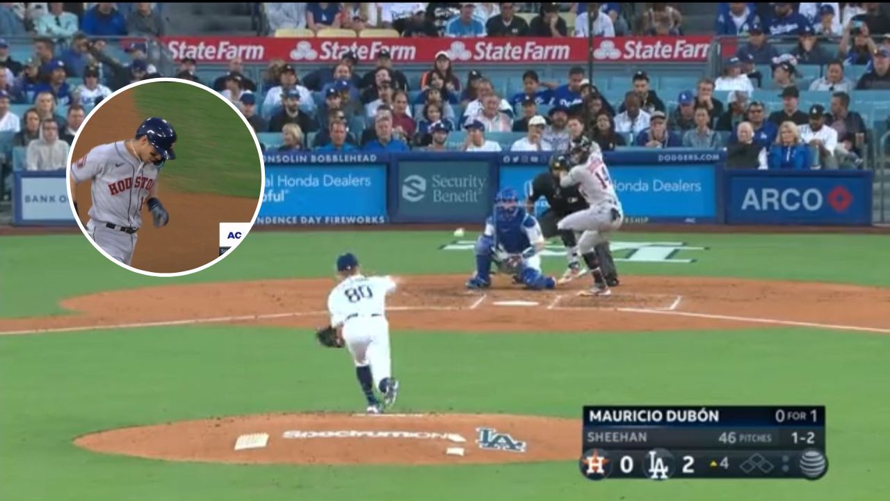 Astros presume nuevo Home Run de Mauricio Dubón en la MLB