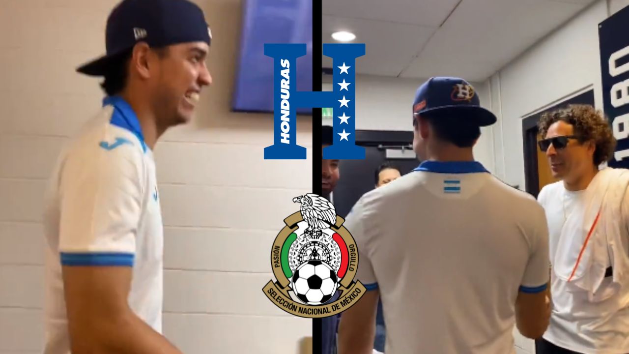 Esto fue lo que hizo Memo Ochoa al ver la camiseta de Honduras de Mauricio Dubón