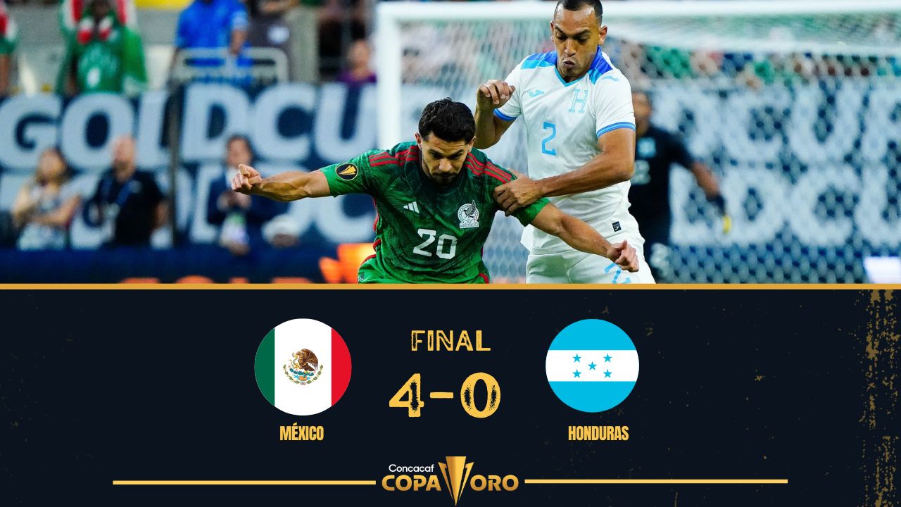 Honduras fue humillado por México en su debut en la Copa Oro 2023