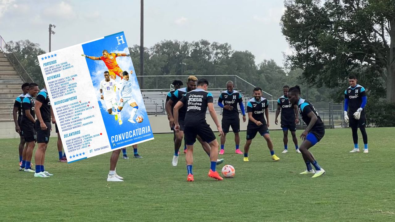 Estos son los 23 futbolistas de la Selección de Honduras que disputarán la Copa Oro