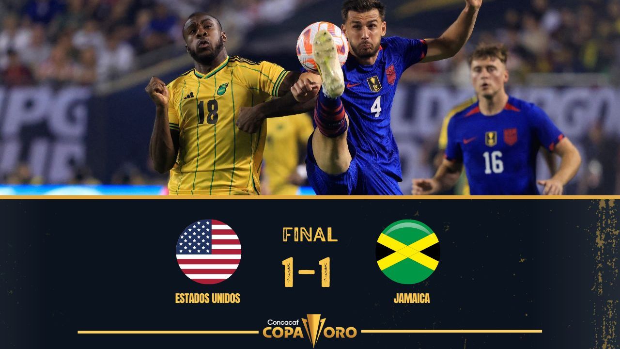 Jamaica perdona a Estados Unidos en un frenético partido inaugural de Copa Oro
