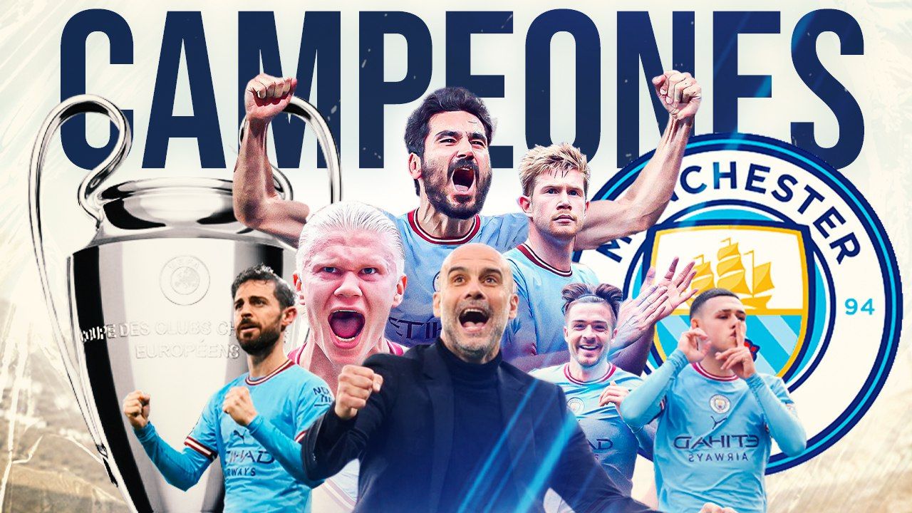 ¡Histórico! Manchester City vence 1-0 al Inter y gana su primera Champions League