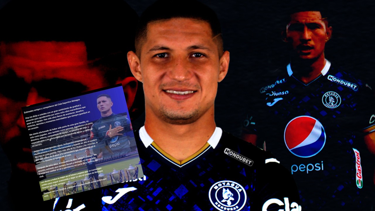Héctor Castellanos se despide de Motagua con sentida carta a la espera de resolver su futuro