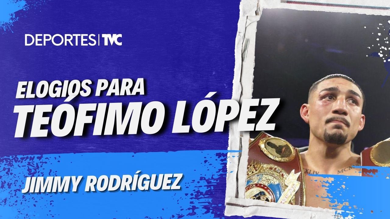 Jimmy Rodríguez se rinde ante Teófimo López tras conseguir un nuevo campeonato mundial