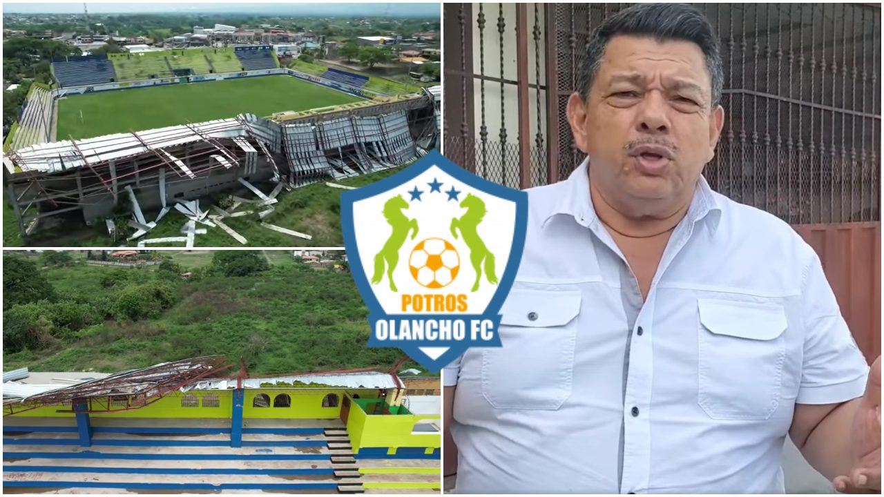 Presidente del Olancho FC reacciona a la destrucción que sufrió el estadio Juan Ramón Brevé