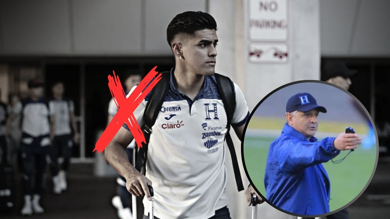 Luis Palma, entre los 'borrados' de la selección de Honduras ¿No estará en Copa Oro?