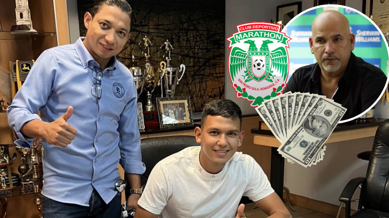 Revelan la cantidad que debe pagar Motagua a Marathón por el fichaje de Luis Vega