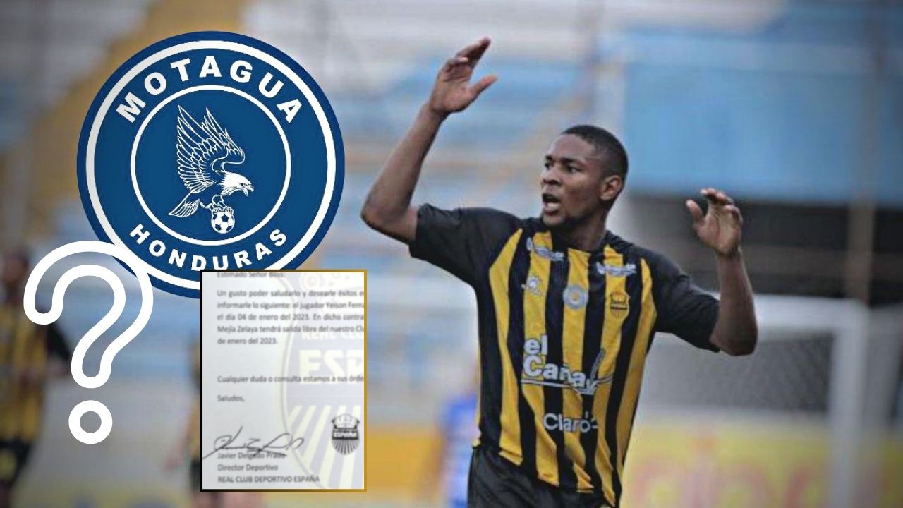 Revelan documento que 'terminará' la controversia del caso de Yeison Mejía con Motagua