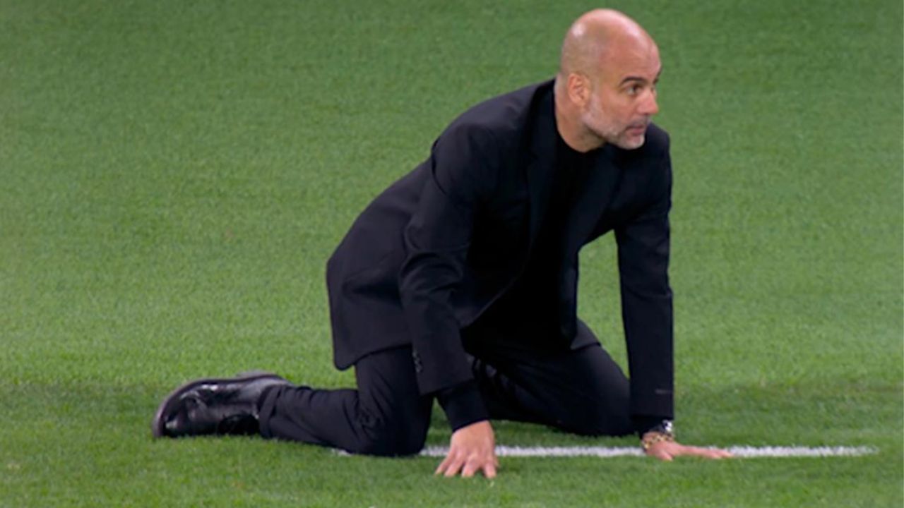 La inesperada reacción de Pep Guardiola tras ganar su tercera Champions League