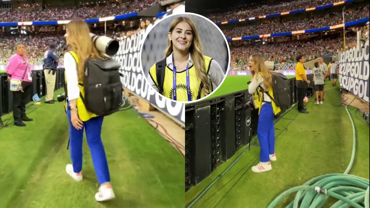 Periodista catracha protagoniza viral reacción tras el primer gol de México ante la H