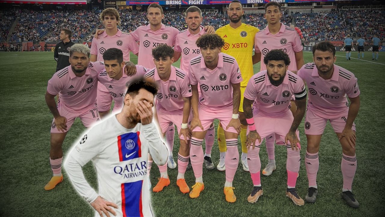 La reacción de Messi al enterarse que Inter de Miami es el último lugar de la MLS
