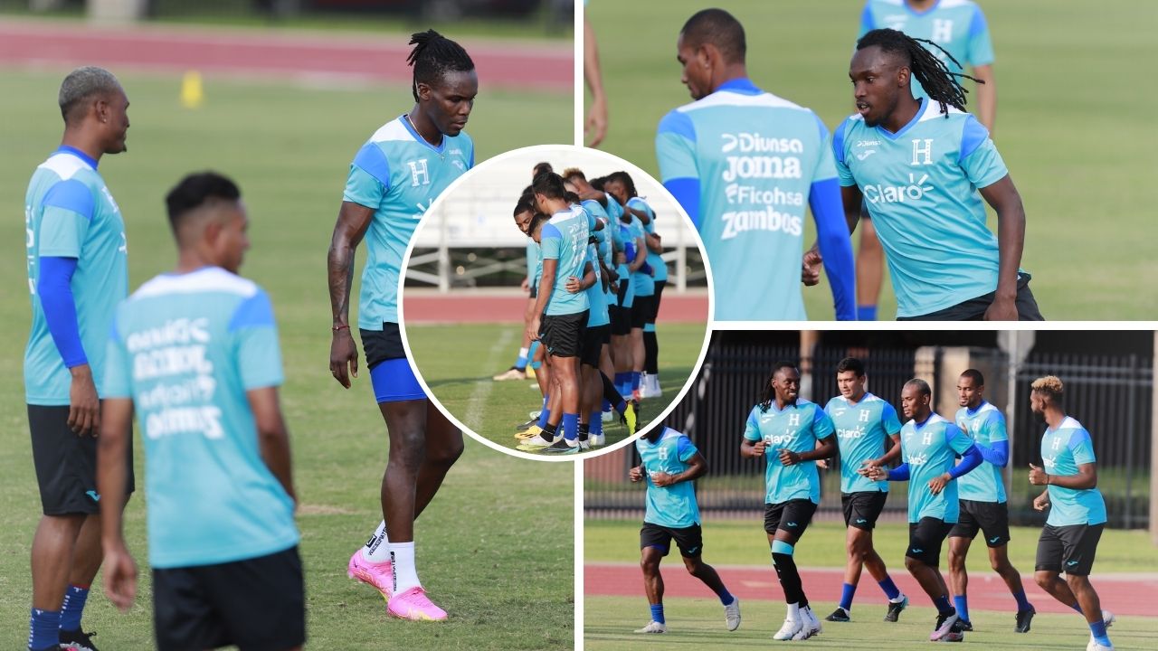 Así fue el entrenamiento de la Selección de Honduras pensando en su debut ante México