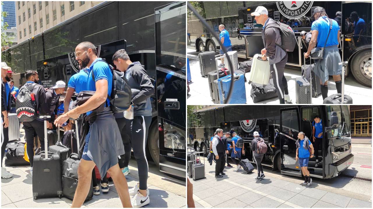 Selección de Honduras llega a Houston para su debut ante México en la Copa Oro
