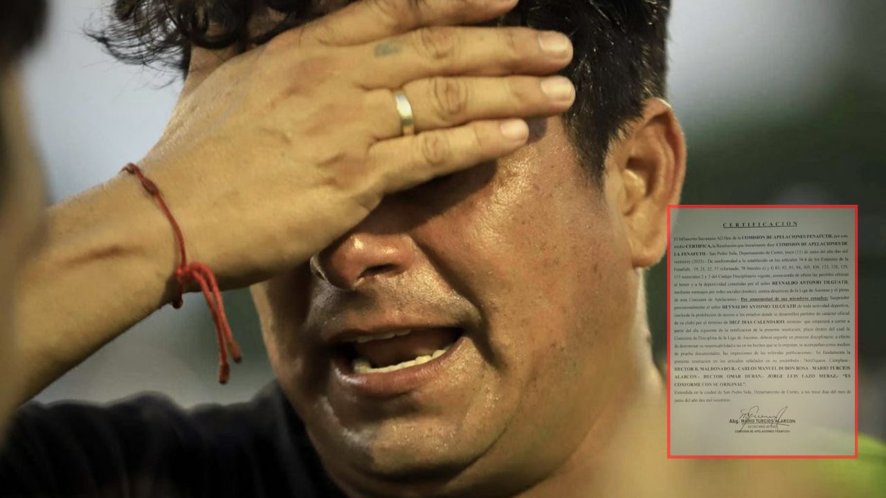 Reynaldo Tilguath es castigado por insólito motivo y no estará en la final del Ascenso