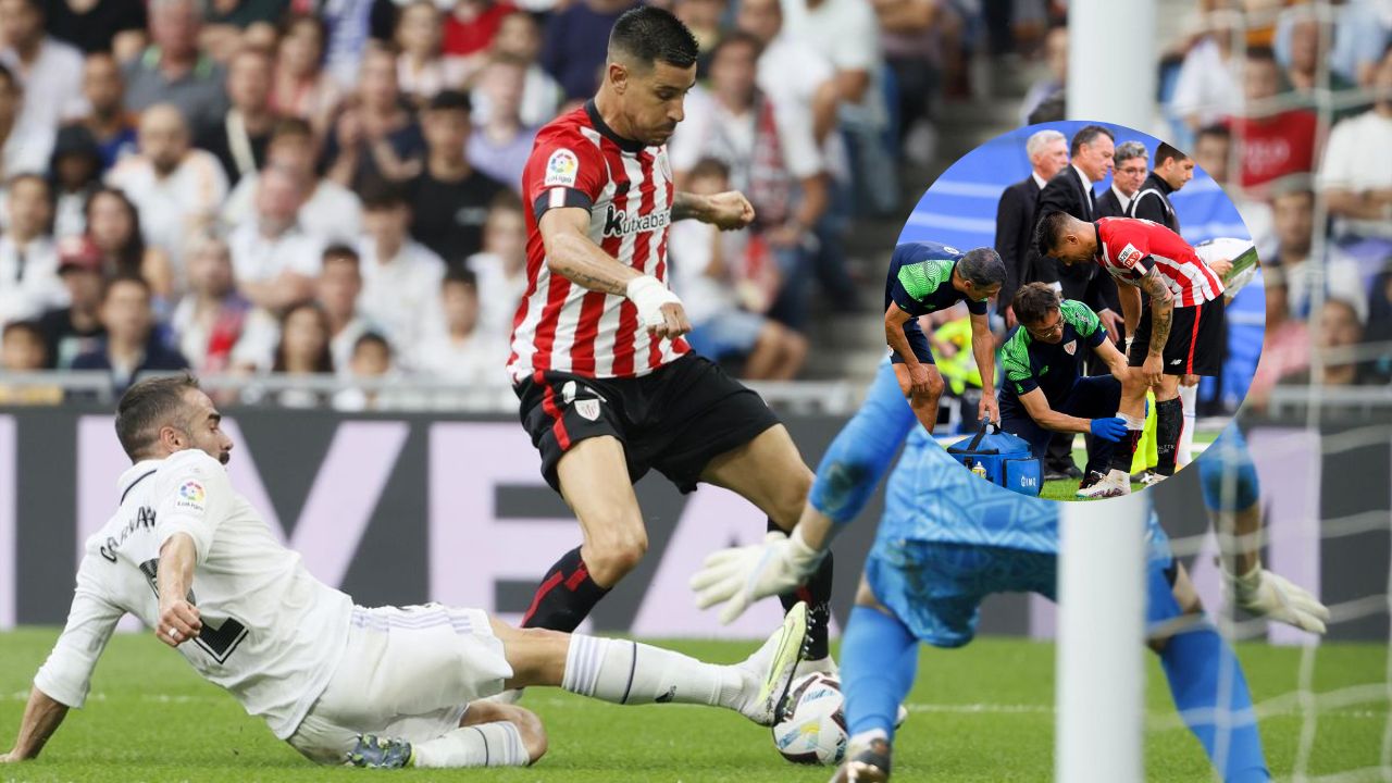Real Madrid: violenta patada de Carbajal le fractura el peroné a jugador del Athletic Bilbao
