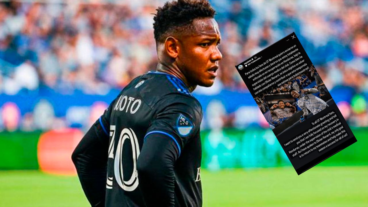 Romell Quioto despreocupa a los aficionados del Montreal con mensaje sobre su lesión
