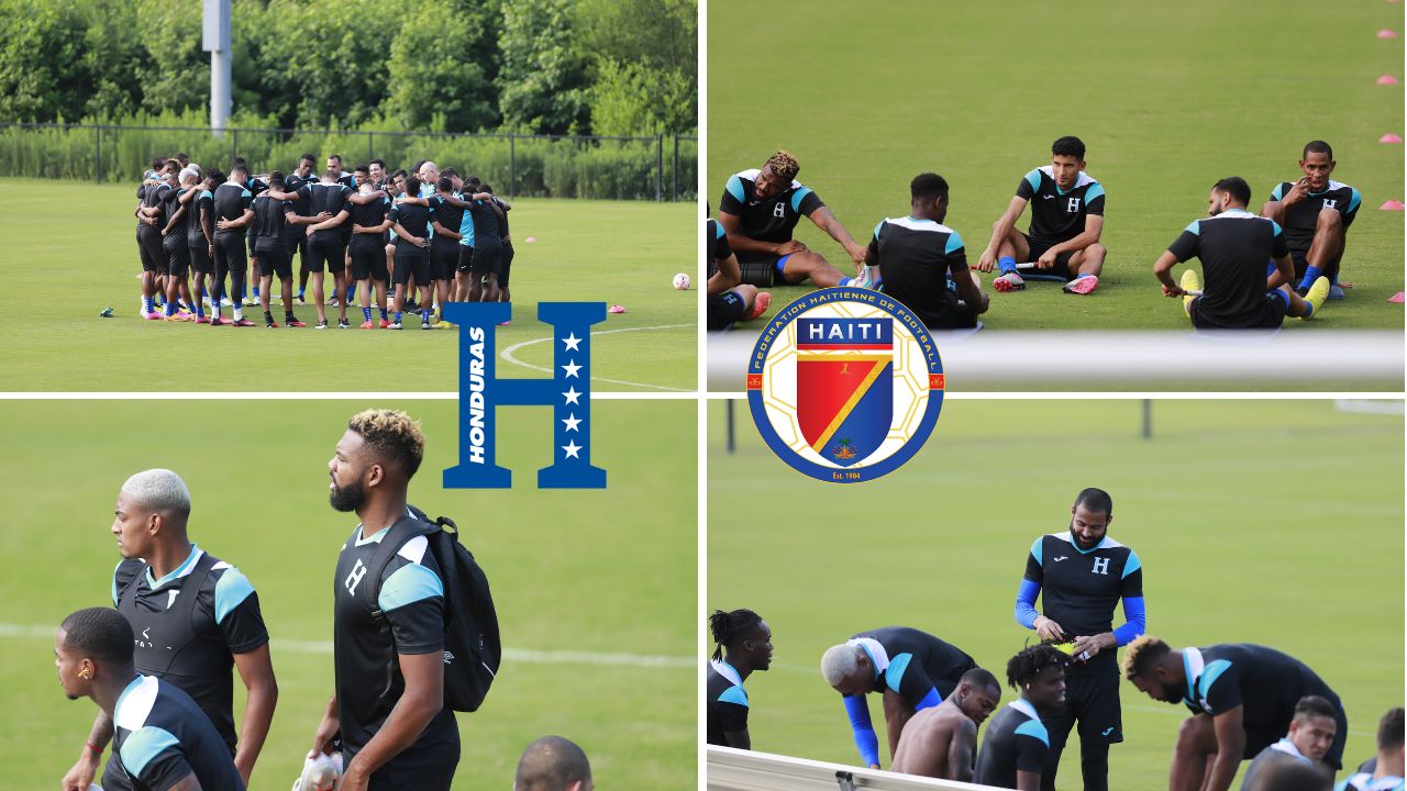 Así fue el último entreno de Honduras previo a buscar su clasificación contra Haití