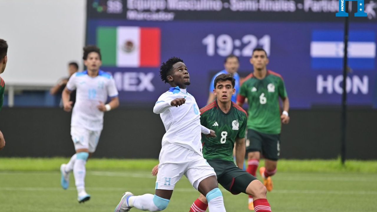 Honduras fue goleado por México y peleará por el bronce en los Juegos Centroamericanos y del Caribe