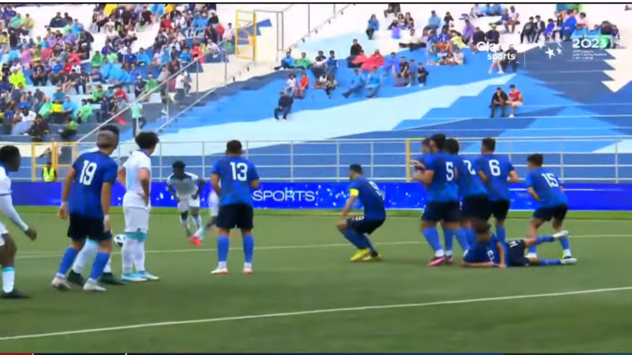 Así fue el golazo de tiro libre de la Sub-22 de Honduras en partido por el tecer lugar