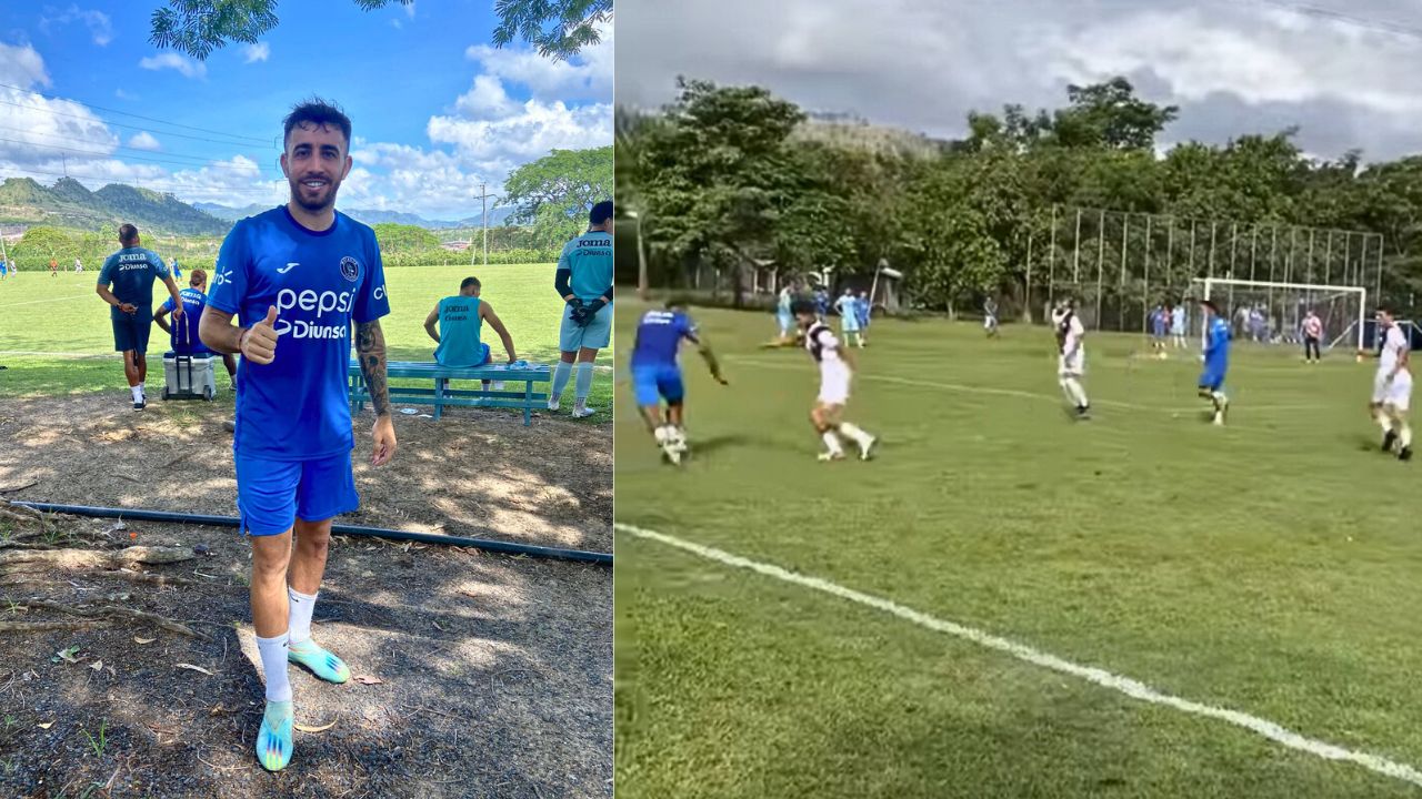Agustín Auzmendi deslumbra en su primer partido con el Motagua anotando póker