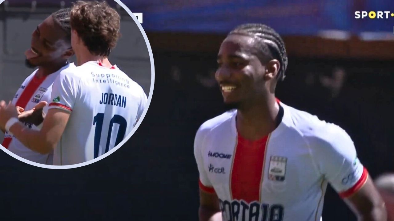 Bryan Róchez marca su primer gol con Leiria contra su exequipo en Portugal y lo celebró