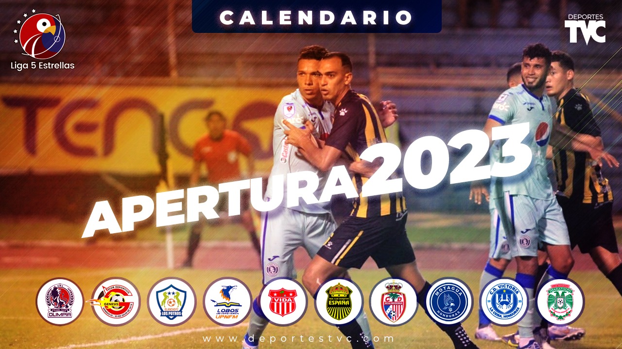 ¡OFICIAL! Listo el calendario del torneo Apertura 2023 de la Liga Nacional