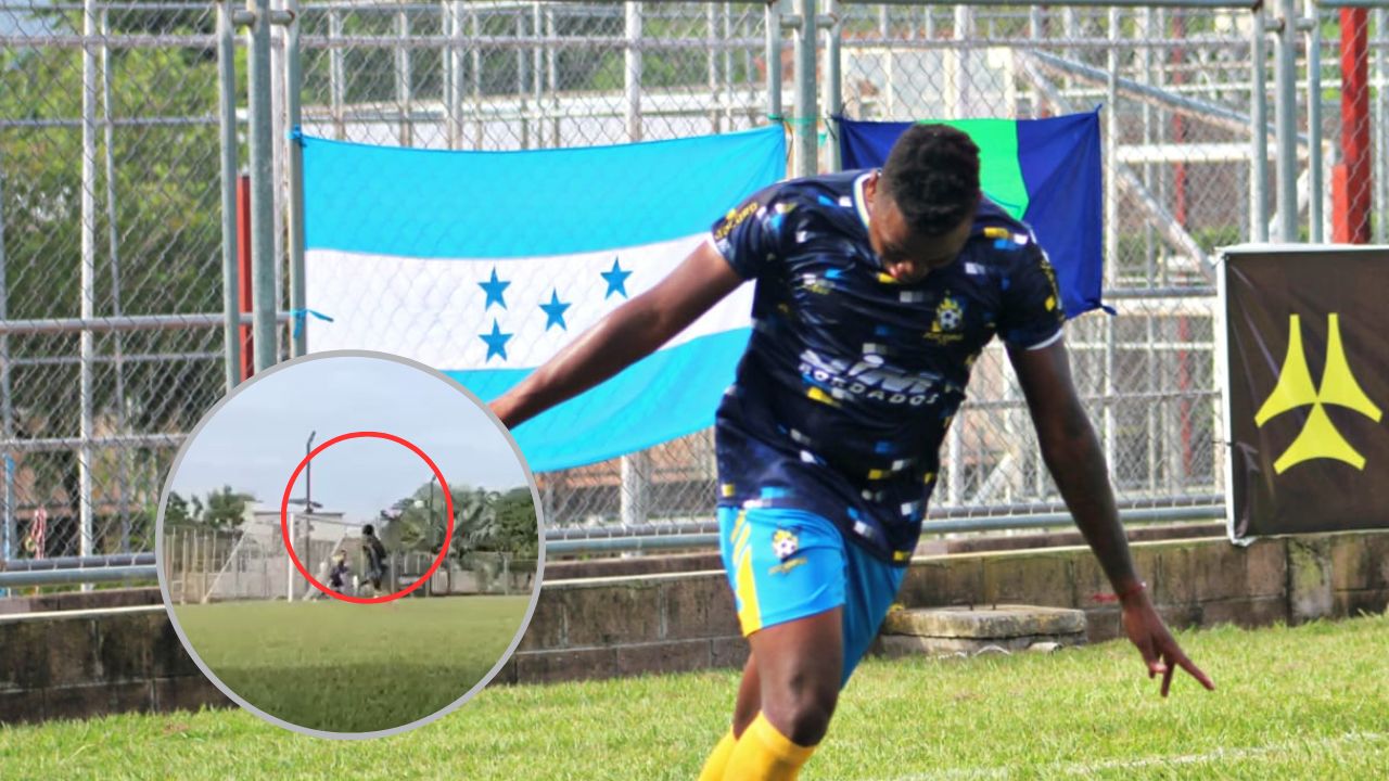 Exjugador de Olimpia le marca golazo a Olancho FC en amistoso internacional