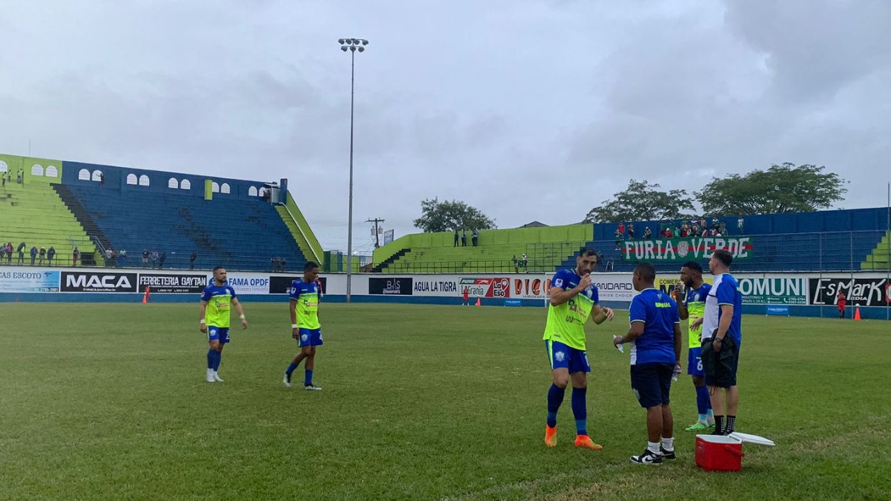 Partido entre Olancho FC vs. Marathón se suspende tras 10 minutos del comienzo