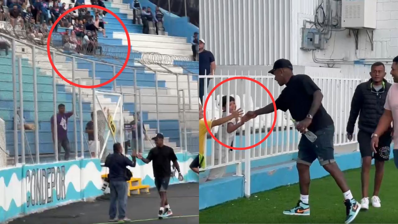 El inesperado recibimiento de la afición de Motagua a Romell Quioto en el estadio Nacional