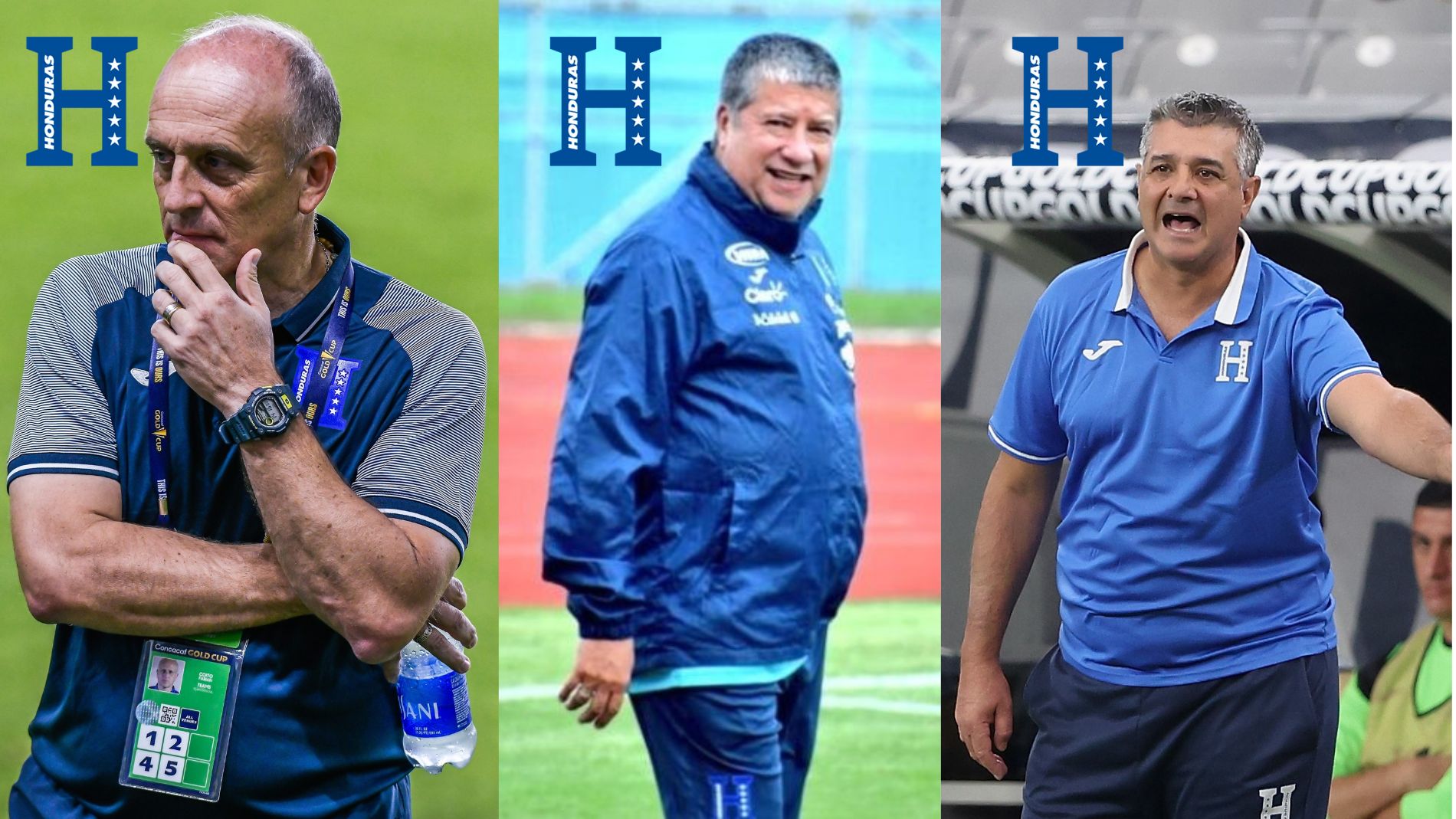 Selección de Honduras y su cambio de tres técnicos en apenas cuatro años