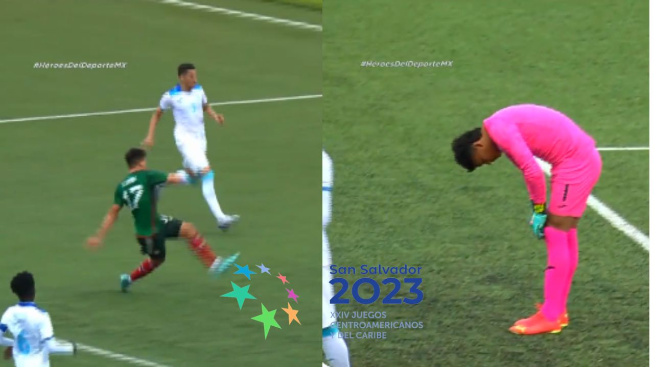 Los garrafales errores de la Sub-22 de Honduras que provocaron goles de México