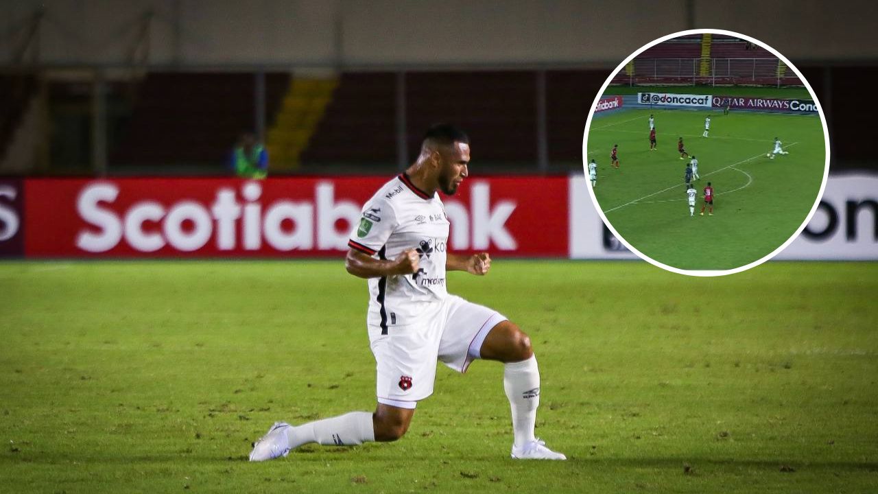 Alex López anotó nuevo golazo con el Alajuela en Copa Centroamericana